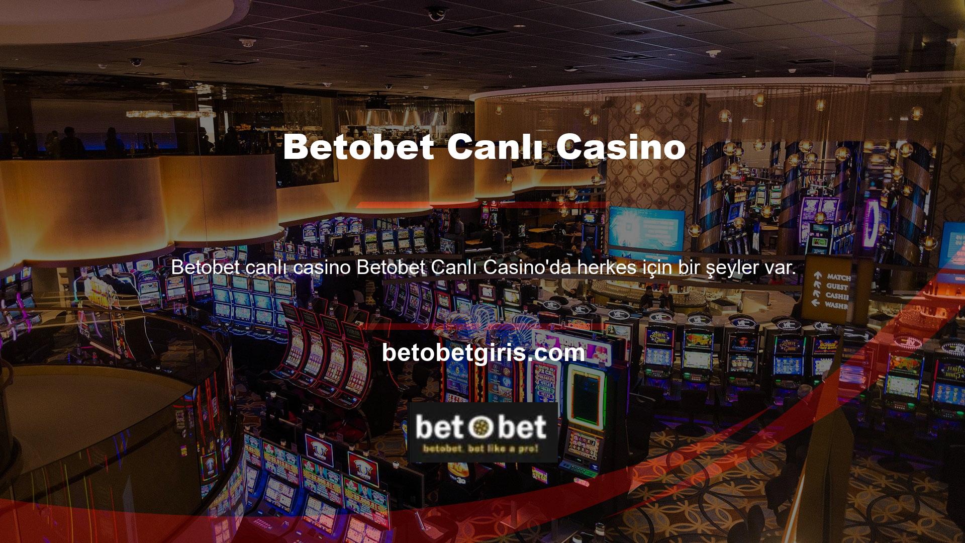Canlı casinosu ile tanınan Betobet, kullanıcılara eksiksiz bir oyun altyapısı sunan sektörün en seçkin canlı bahis sitelerinden biridir