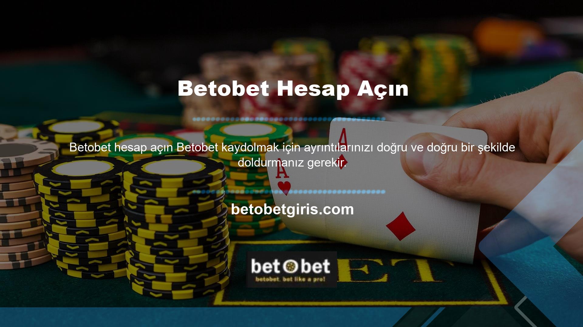 Bir hesap açabildiğinizde, bir üyelik aracılığıyla poker oynamak istediğinizde sitede oturum açabilirsiniz